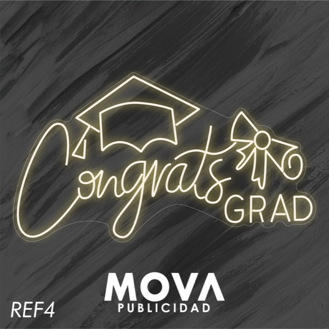 Congrats Grad - luz cálida